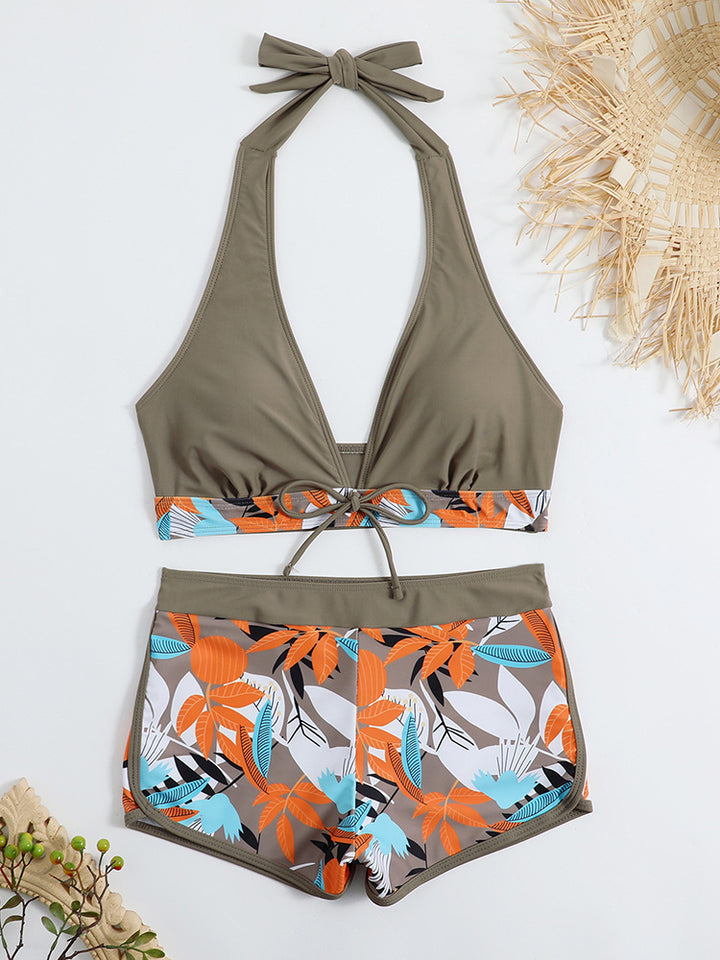 Damen Sportliches Bikini-Set mit verdecktem Bauch Echo Archiv