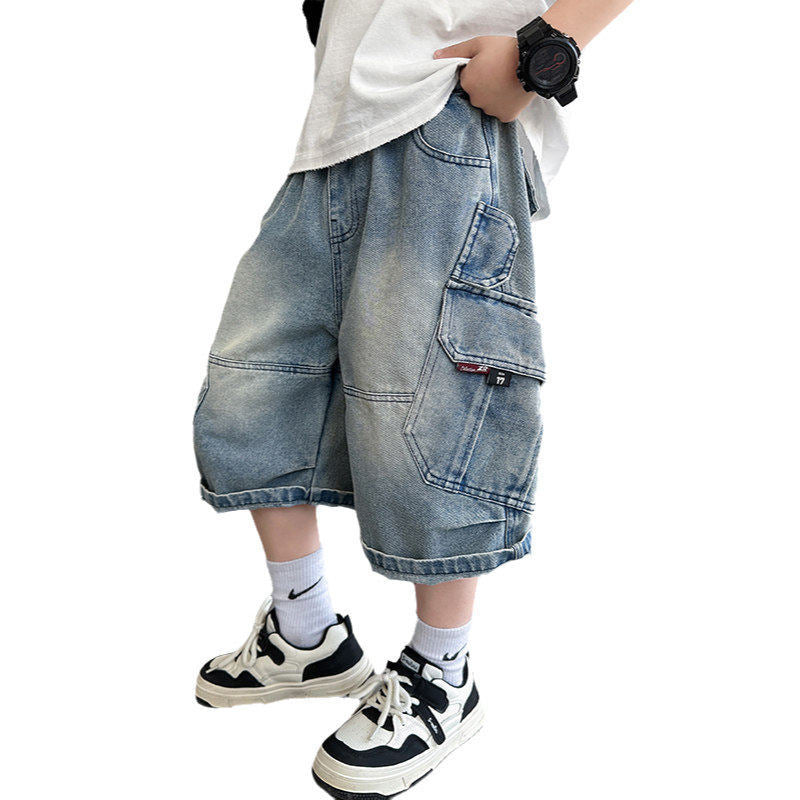 Unisex modische Cargo-Shorts mit Taschen Echo Archiv