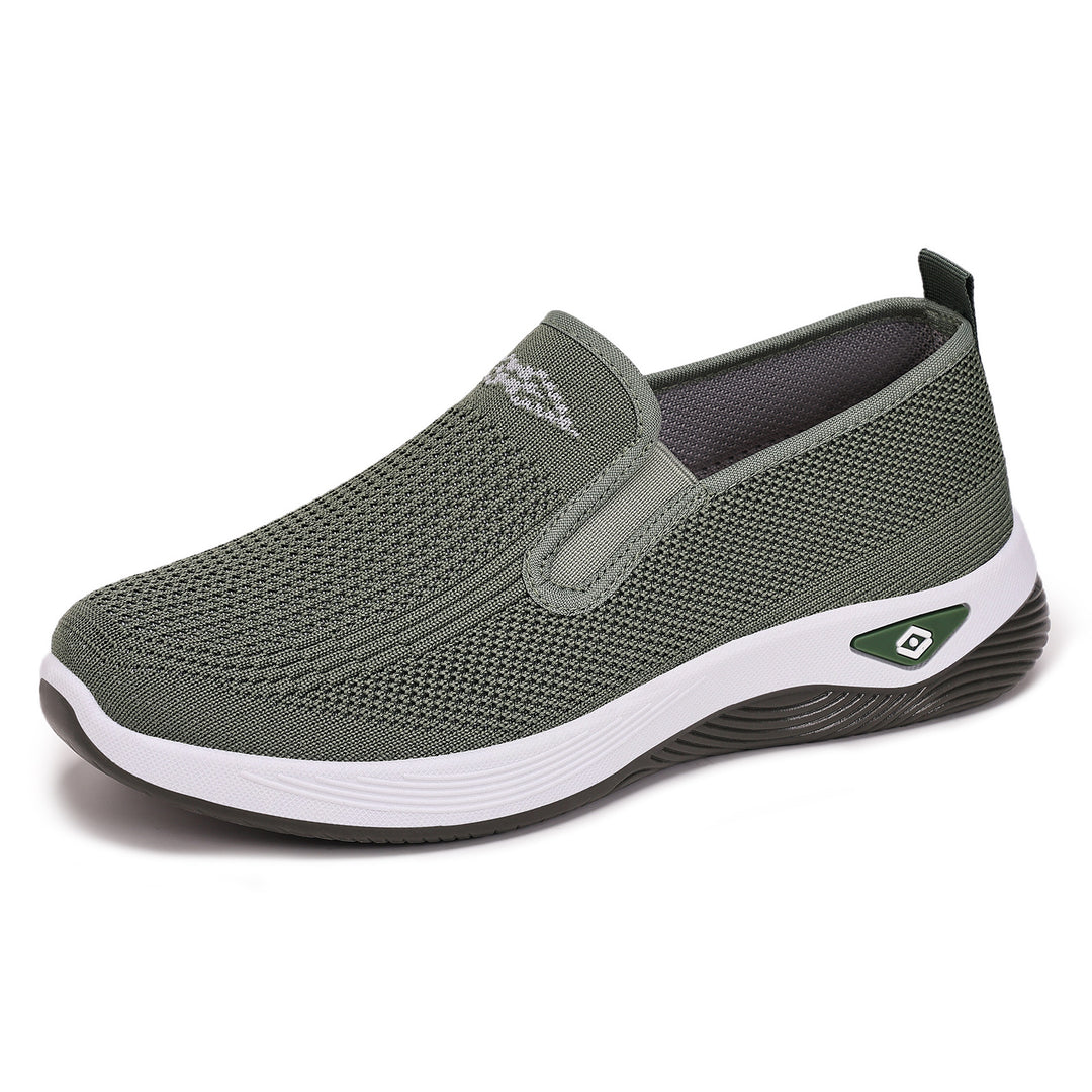 Damen nan atmungsaktiver gestrickter Slip-On Freizeitschuh mit dämpfender EVA-Sohle Echo Archiv