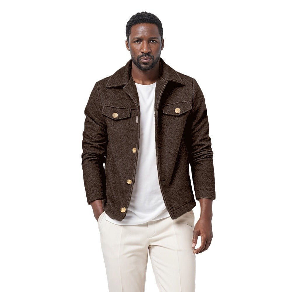 Herren Übergangsjacke im modernen Denim-Stil Echoarchiv