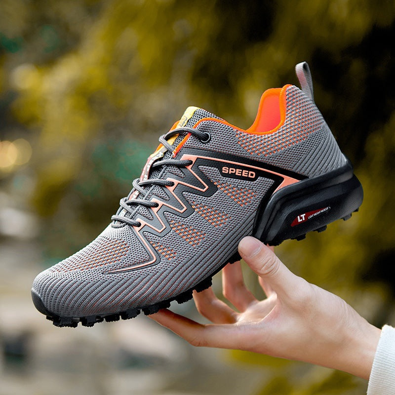 Herren nan Offroad-Laufschuh mit atmungsaktivem Strickoberteil, griffiger Multiterrain-Laufsohle und stabiler Fersenführung Echo Archiv