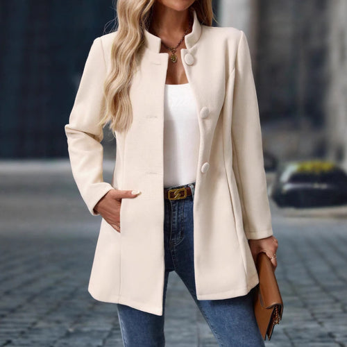 Damen Elegante und moderne Wollmantel – Montévia