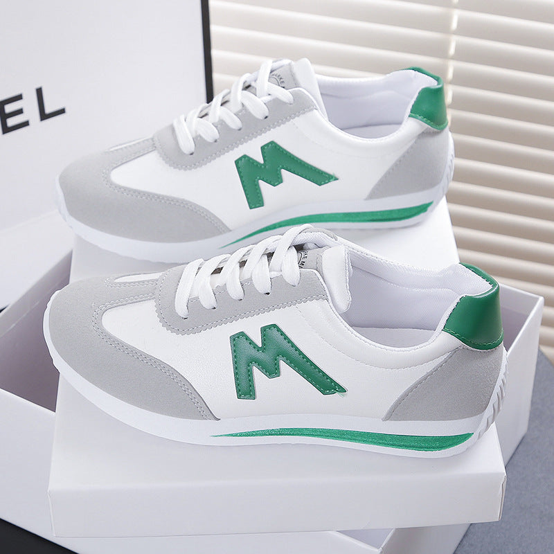 Damen Leichte Retro-Running Sneaker mit gepolsterter Komfortsohle und seitlichem Logo – Névara