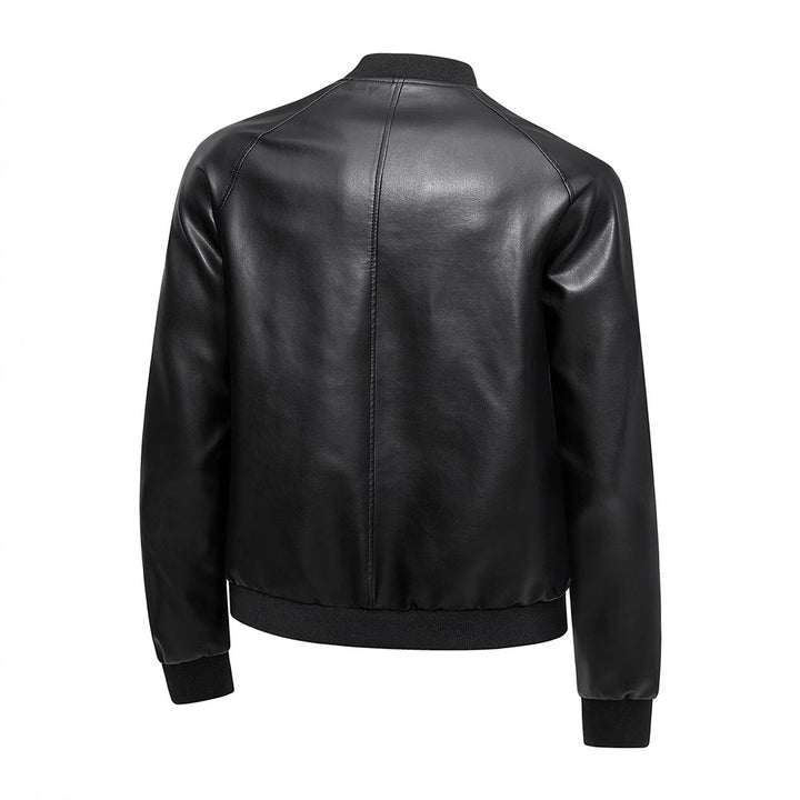 Herren elegante Lederjacke mit modischem Schnitt und praktischen Taschen Echoarchiv