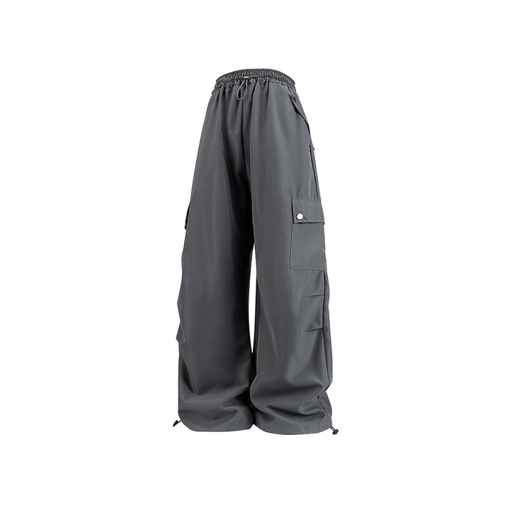 Damen Baggy-Cargo-Hose mit Tunnelzugbund, großen Klappentaschen und verstellbarem Saum Echo Archiv