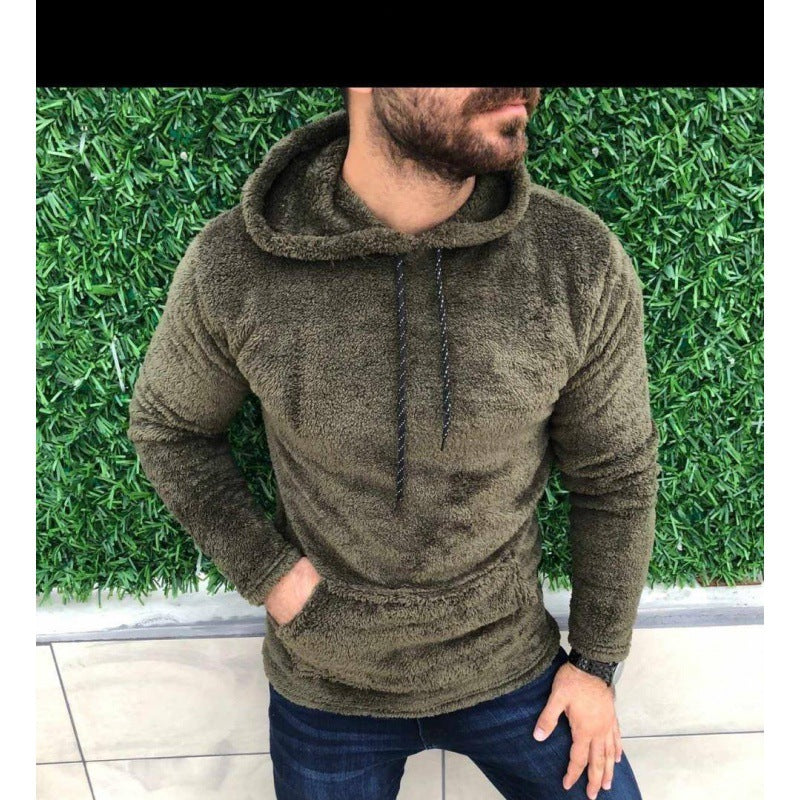 Herren kuscheliger Fleece-Hoodie Echoarchiv