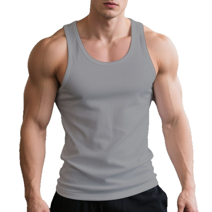 Herren nan konturierendes Tanktop für Krafttraining mit tiefen Armausschnitten und Stretchkomfort Echo Archiv