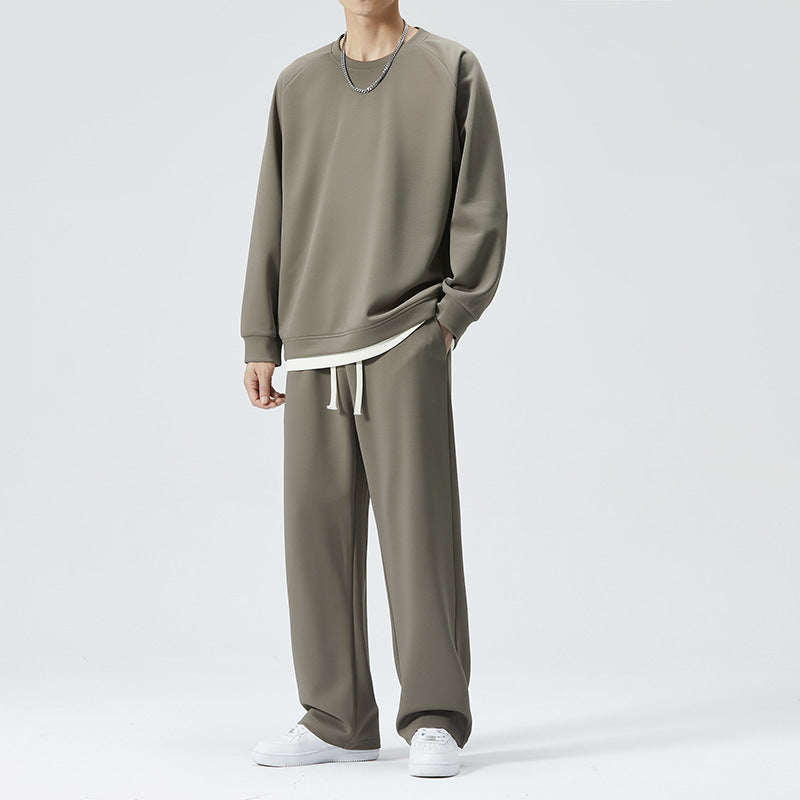 Herren Oversized Sweatshirt und Hose Set Echoarchiv