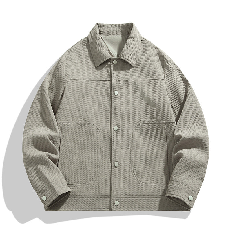 Herren lässige Overshirtjacke Echoarchiv