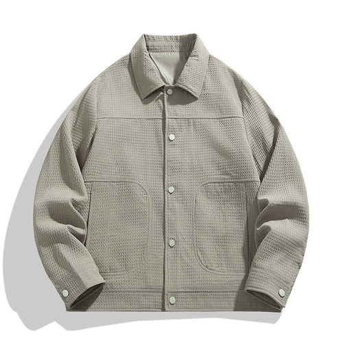 Herren lässige Overshirtjacke Echoarchiv