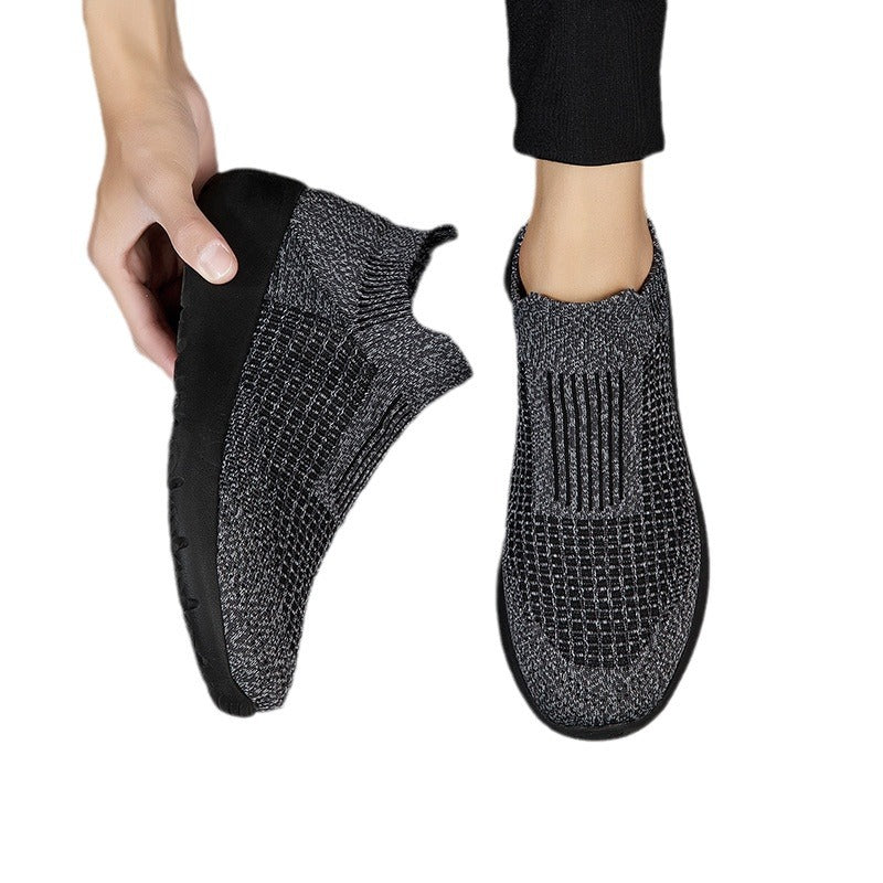 Unisex nan nahtloser Sockensneaker mit atmungsaktiver dreidimensionaler Strickkonstruktion und stoßdämpfender Flexsohle Echo Archiv