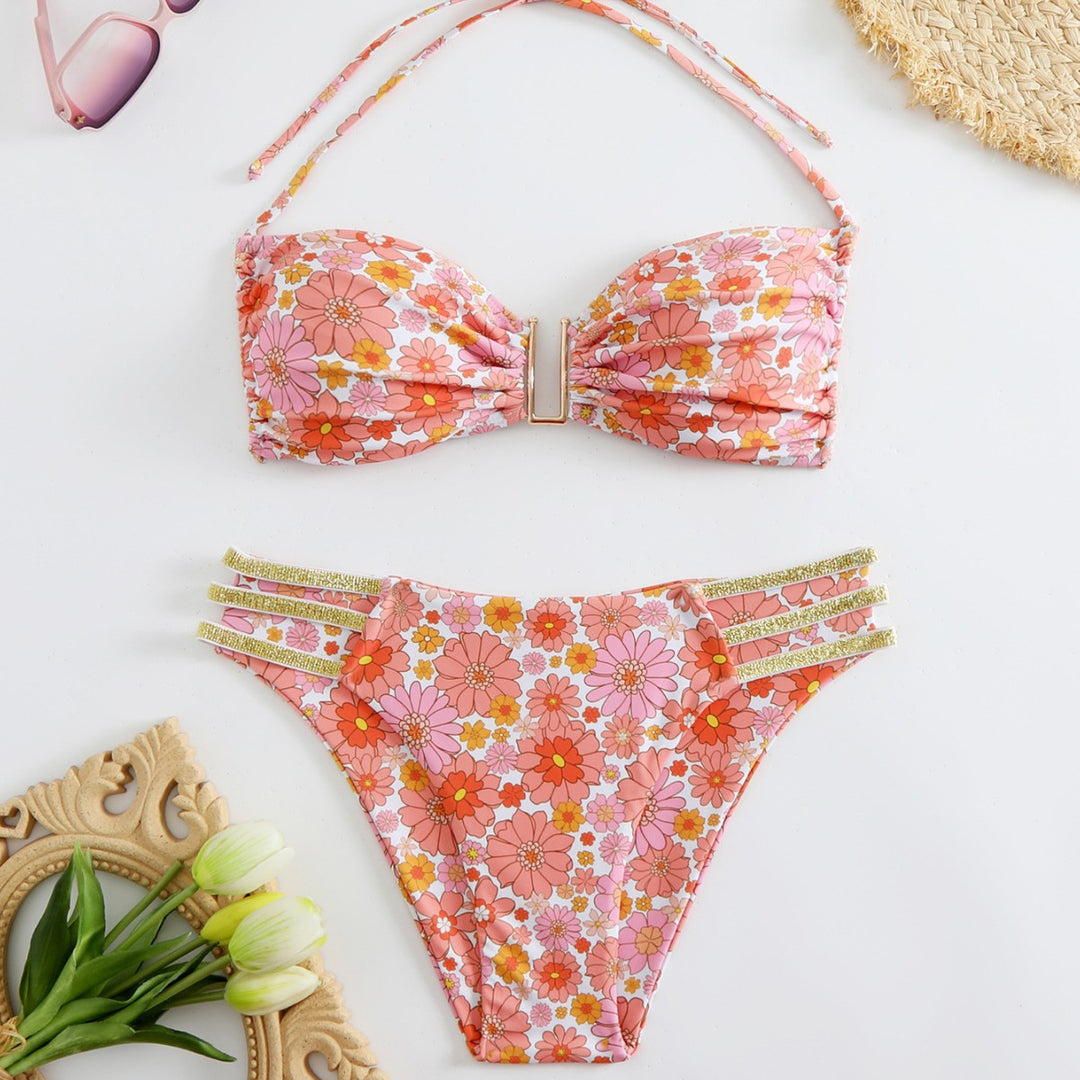 Damen Bandeau-Bikini mit verstellbaren Trägern und elegantem Schnitt Echo Archiv