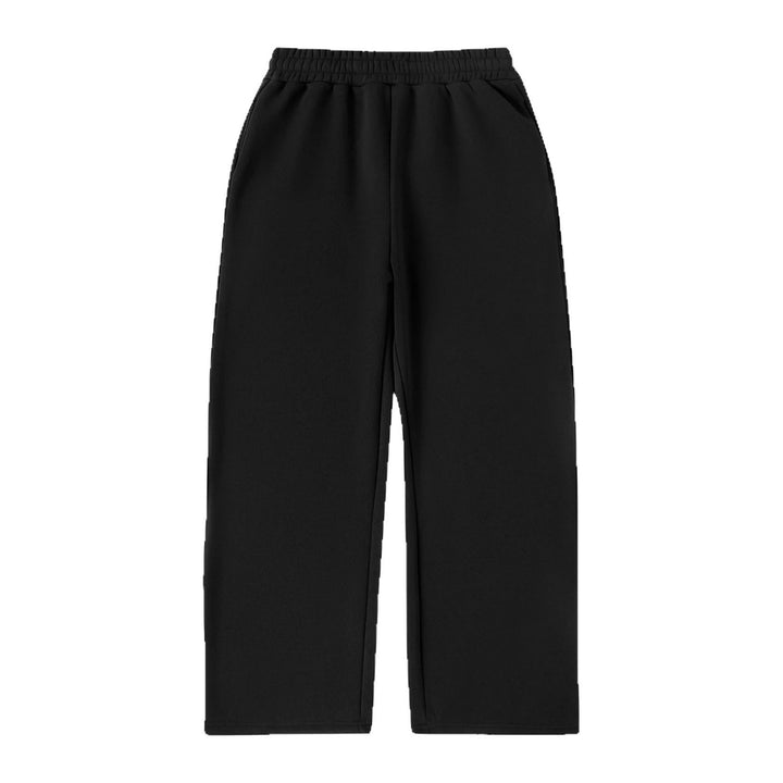 Damen weite Cropped-Loungehose mit elastischem Bund und seitlichen Eingrifftaschen – Avélisse