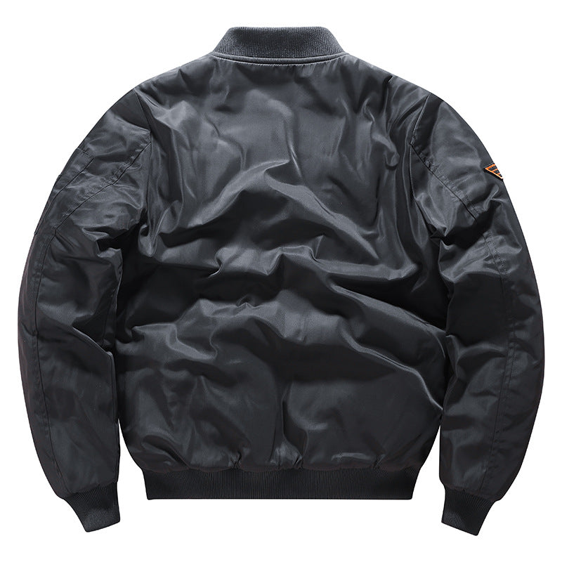 Herren Sportliche Bomberjacke mit Stickerei Echo Archiv