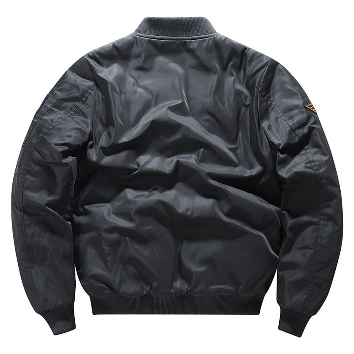 Herren Sportliche Bomberjacke mit Stickerei Echo Archiv
