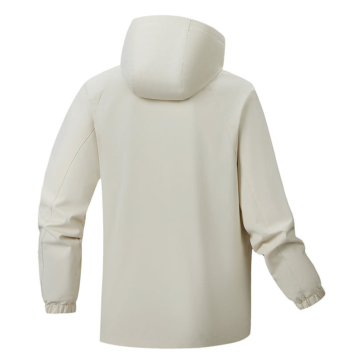 Herren Funktionsjacke mit abnehmbarer Kapuze und multifunktionalen Reißverschlusstaschen Echoarchiv