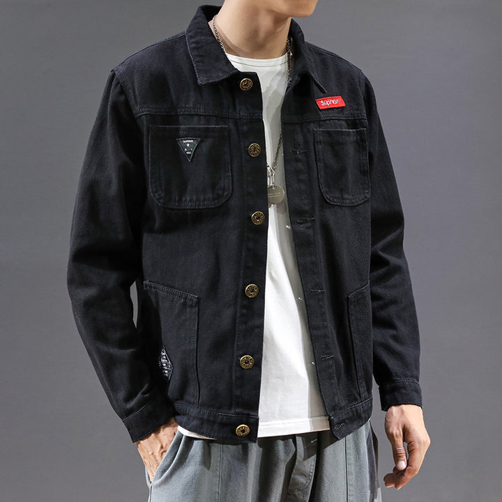 Herren Lässige Denimjacke Echoarchiv 1788342192