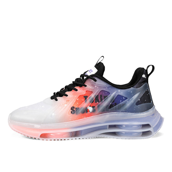 Unisex futuristische transparente Runner mit integrierter Luftkammer-Zwischensohle und reflektierendem Tech‑Mesh – Norré