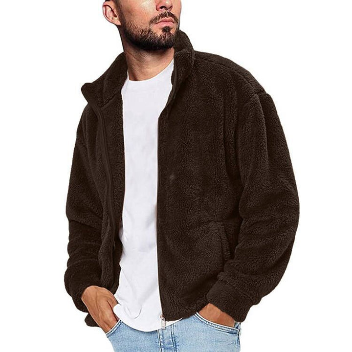Herren Fleecejacke mit weichem Innenfutter und praktischen Taschen Echoarchiv