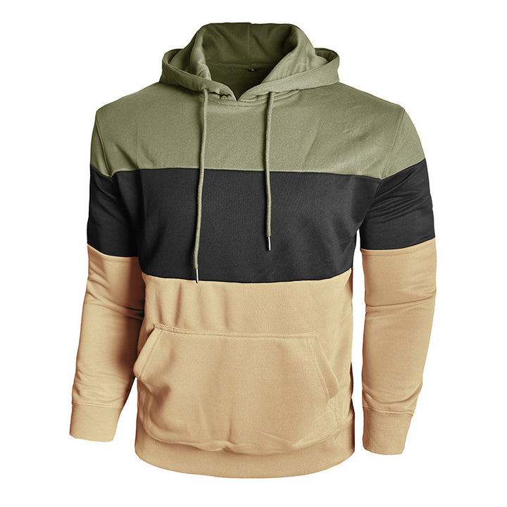 Herren Kapuzenpullover mit modischem Farbblockdesign Echoarchiv