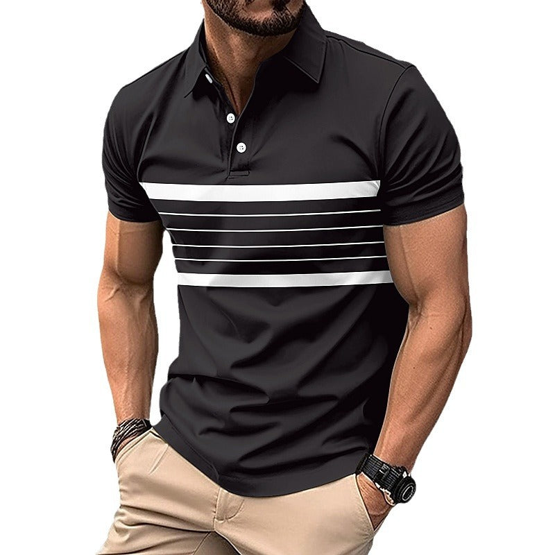 Herren Poloshirt mit Streifenmuster und optimaler Passform Echoarchiv