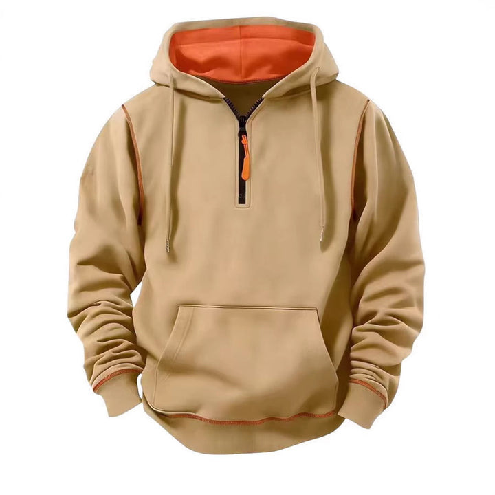 Herren Sportliche Kapuzenjacke mit Reißverschluss Echo Archiv