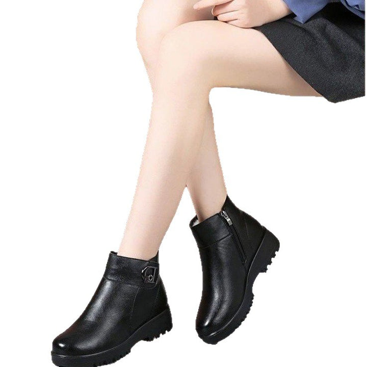 Damen Elegante Winter Stiefeletten mit Warmfutter Echo Archiv