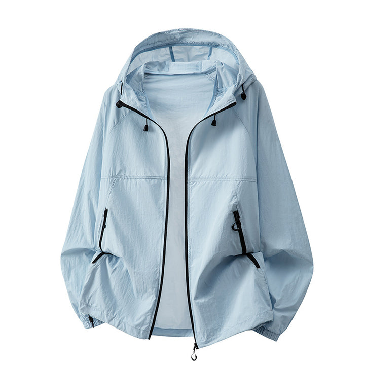 Herren Technische Kapuzenjacke mit Reißverschluss – Taviero