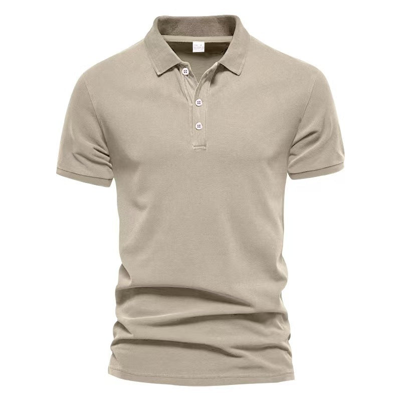 Herren Polohemd aus atmungsaktivem Baumwollmix mit elegantem Kragen Echoarchiv