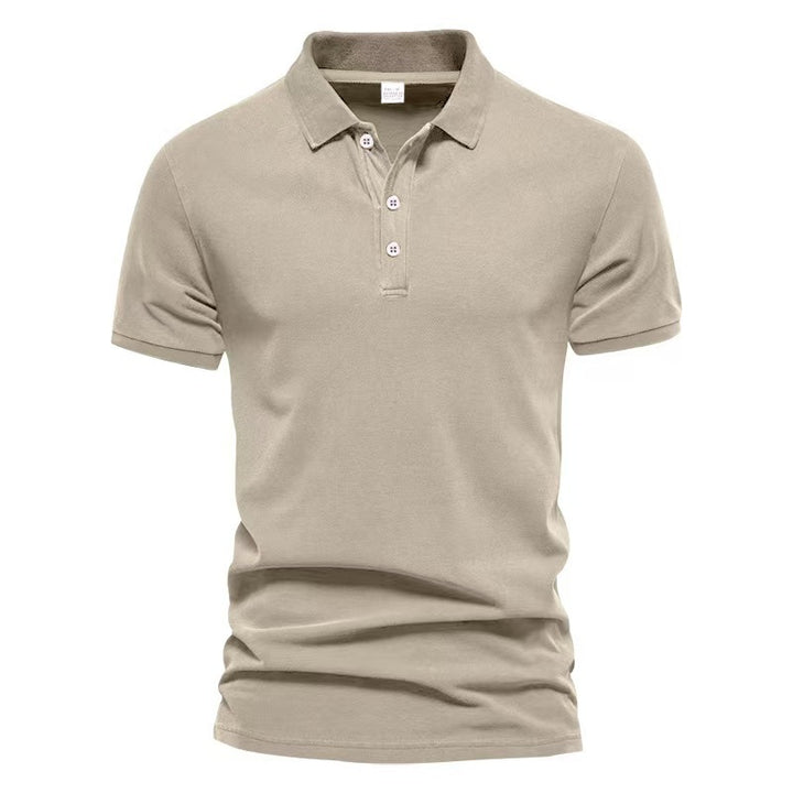 Herren Polohemd aus atmungsaktivem Baumwollmix mit elegantem Kragen Echoarchiv