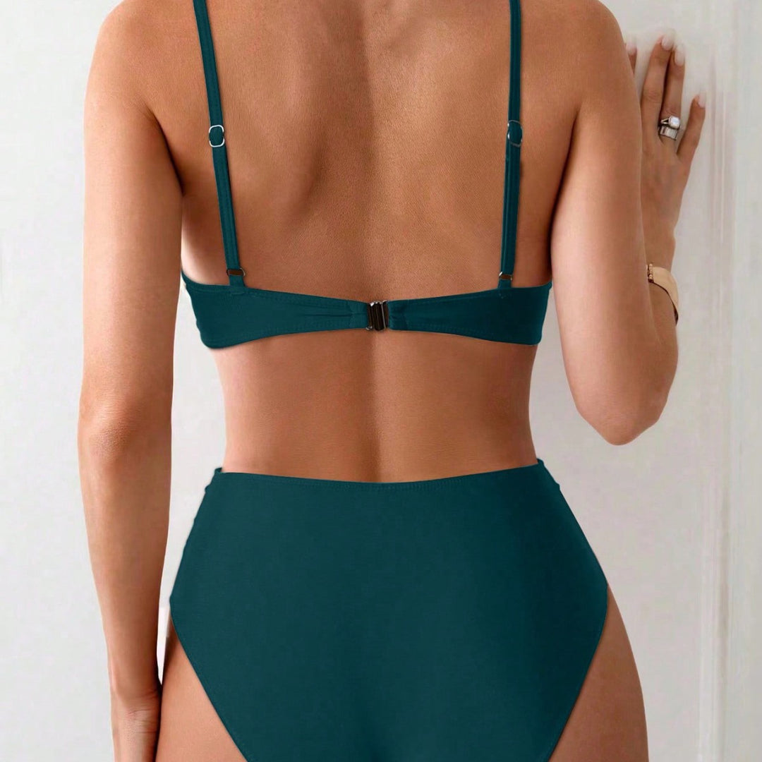 Damen Bikini-Set mit gepolstertem Oberteil und dekorativem Stern-Detail Echo Archiv