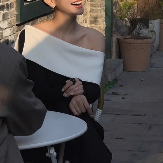Damen Elegante und stilvolle Jumpsuit mit off-shoulder Design Echoarchiv