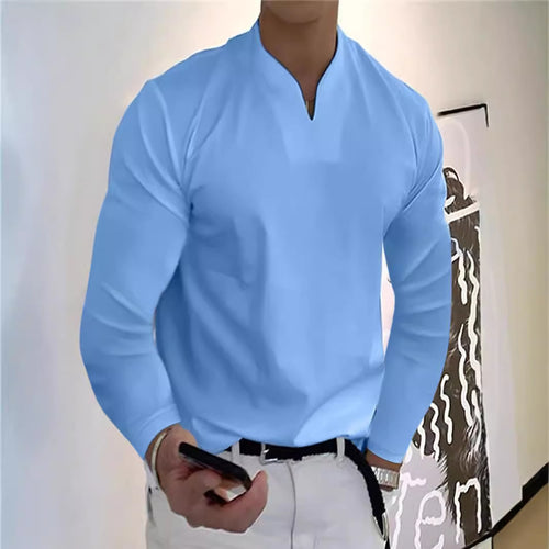 Herren Lässiges Langarmshirt Echo Archiv
