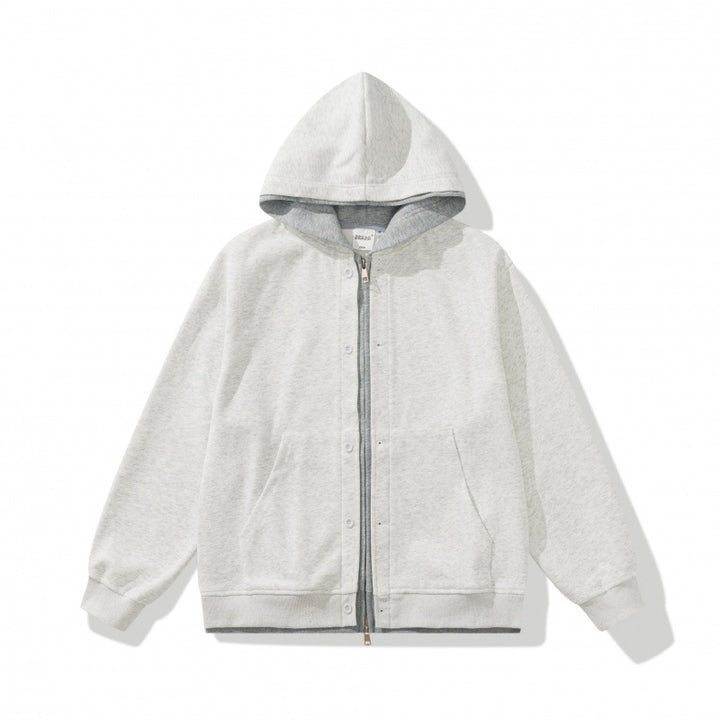 Unisex Oversize-Kapuzenjacke mit Doppelverschluss, Fleece-Innenfutter und Kängurutaschen Echo Archiv