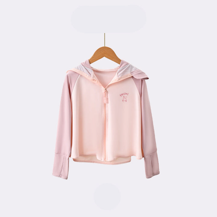 Kinder UV-Schutzjacke mit Kapuze und atmungsaktiven Eigenschaften Echo Archiv