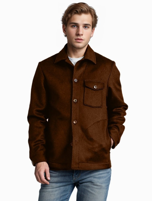 Herren elegante Wolljacke mit praktischen Taschen Echoarchiv