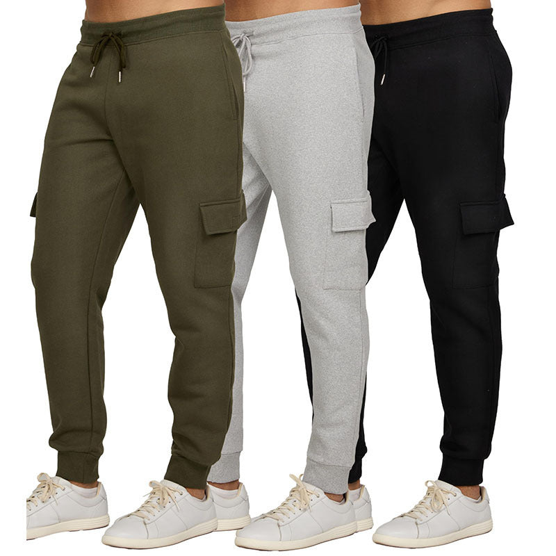 Damen schmal geschnittene Cargo-Jogginghose mit ergonomischen Nähten elastischem Komfortbund und aufgesetzter Klappentasche – Avélisse