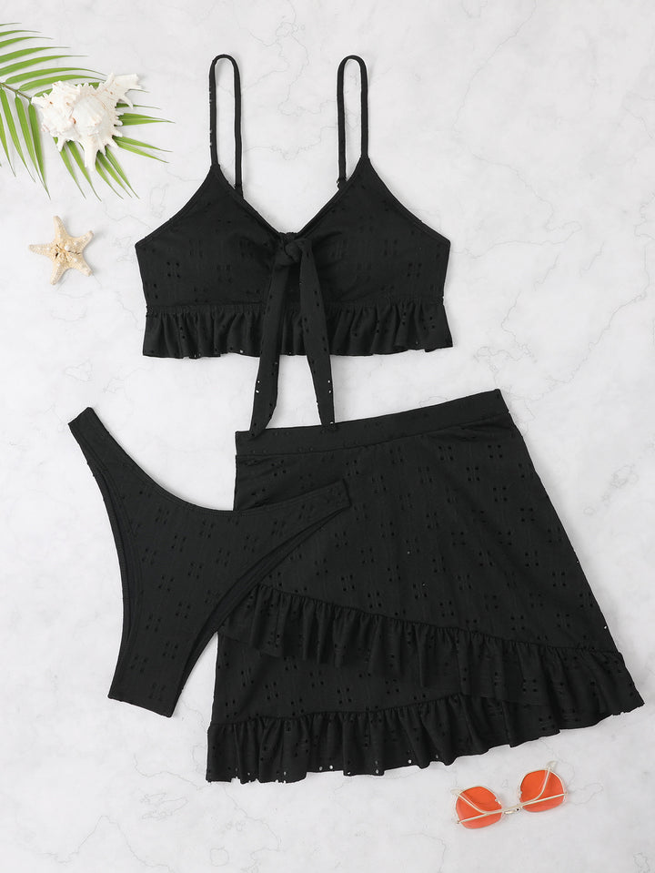 Damen Bikiniset mit Rüschendetails Echo Archiv