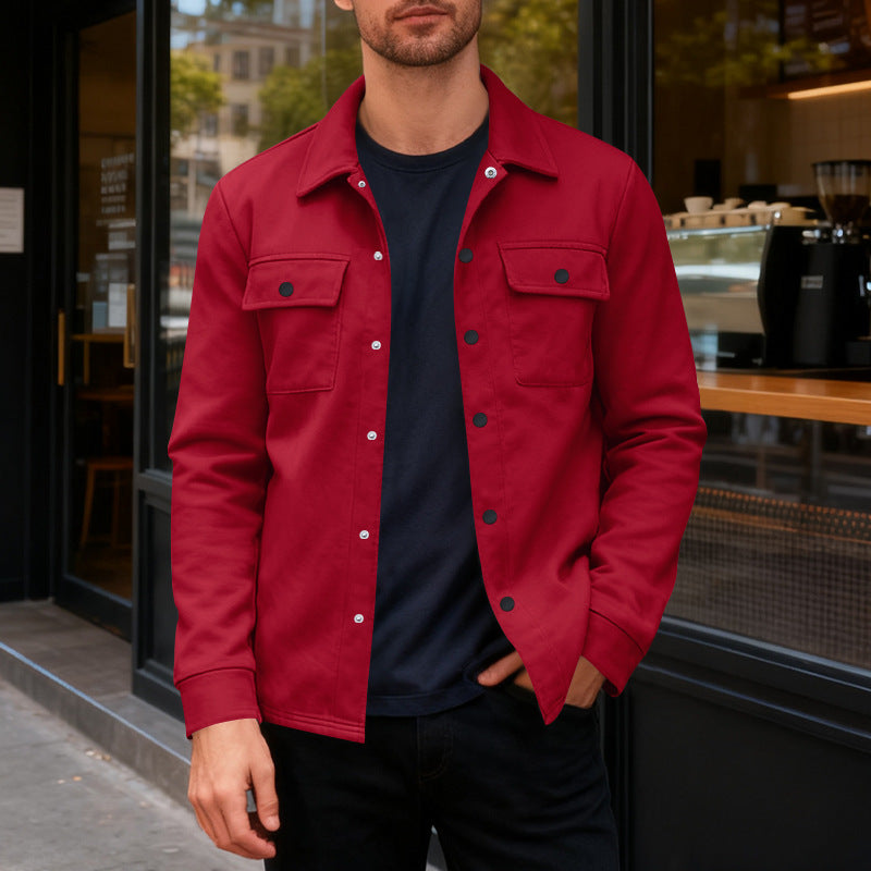 Herren Moderne Überziehjacke mit praktischen Taschen Echoarchiv