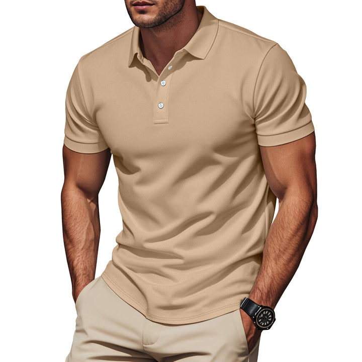 Herren Poloshirt mit atmungsaktiver Struktur und modernem Design Echoarchiv