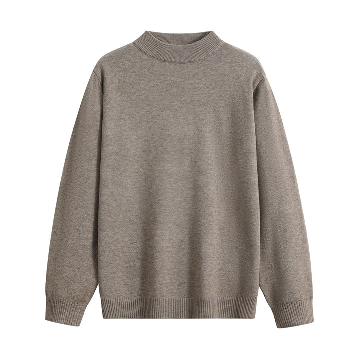 Unisex Oversize Rundhals-Pullover aus schwerer Baumwollmischung mit gerippten Bündchen Echoarchiv