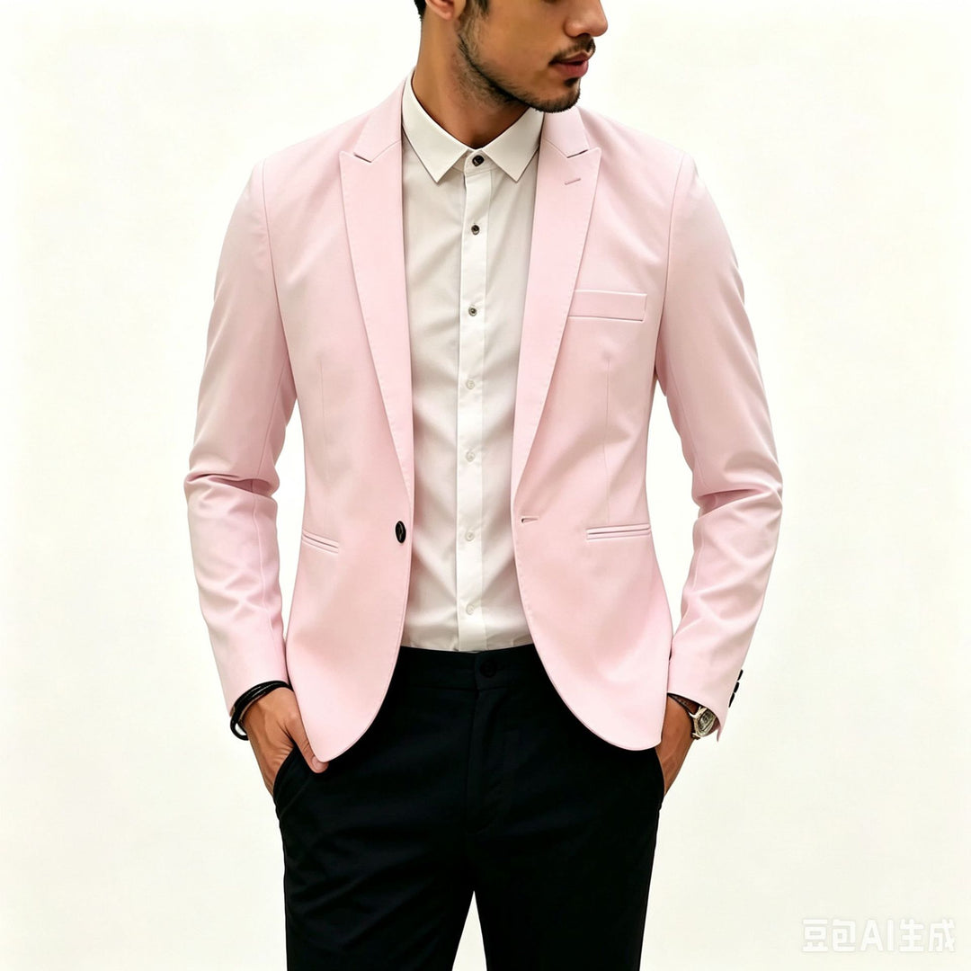 Herren Zweiteiliges Slim‑Fit Anzugset mit schmalem Revers und Stretchgewebe Echo Archiv