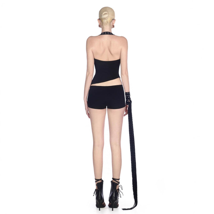 Damen Innovatives Cut-Out Top mit dekorativen Ösen Echo Archiv