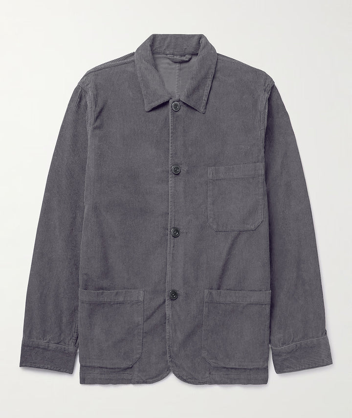 Herren lässige Cordjacke mit praktischen Taschen Echoarchiv