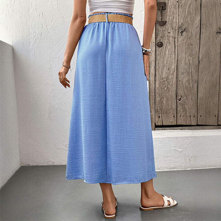 Damen Elegante Maxiröcke mit Knopfdetails Echo Archiv