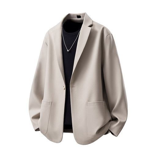 Herren Oversize-Sakko-Jacke mit legerer Overshirt-Silhouette Echoarchiv