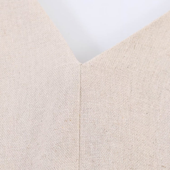 Damen Midi-Kleid mit voluminösen Kurzärmeln und schmeichelndem Schnitt Echo Archiv