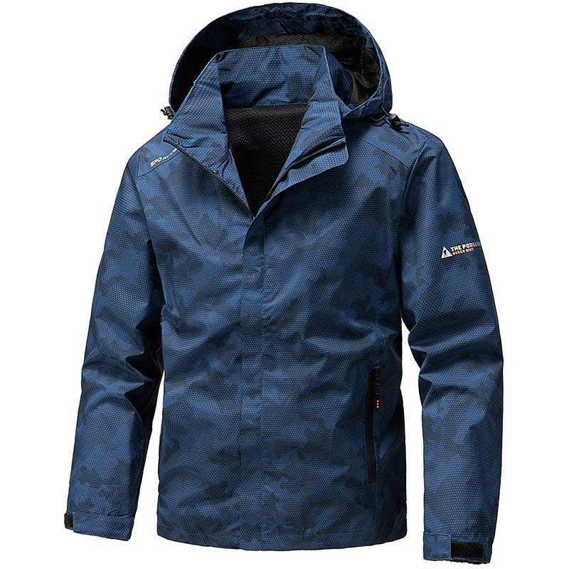 Herren Funktionale Regenjacke Echo Archiv