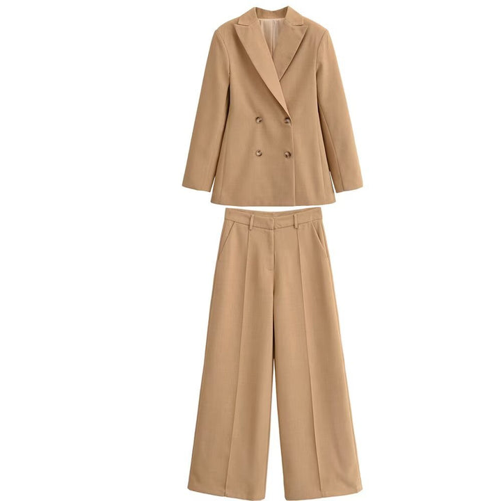 Damen Elegante High‑Waist Culotte‑Hose im Leinenlook mit Bügelfalte Echo Archiv