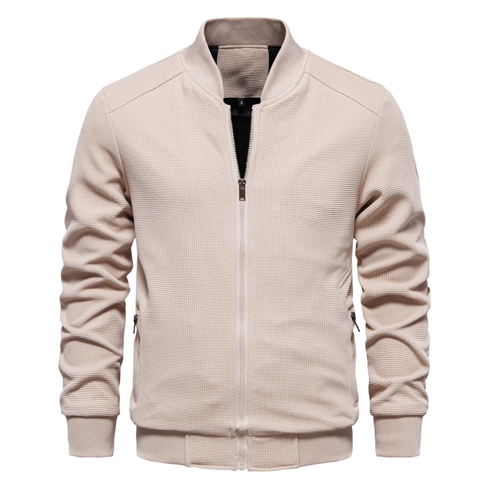 Herren modische Sportjacke mit atmungsaktivem Strukturdesign Echoarchiv